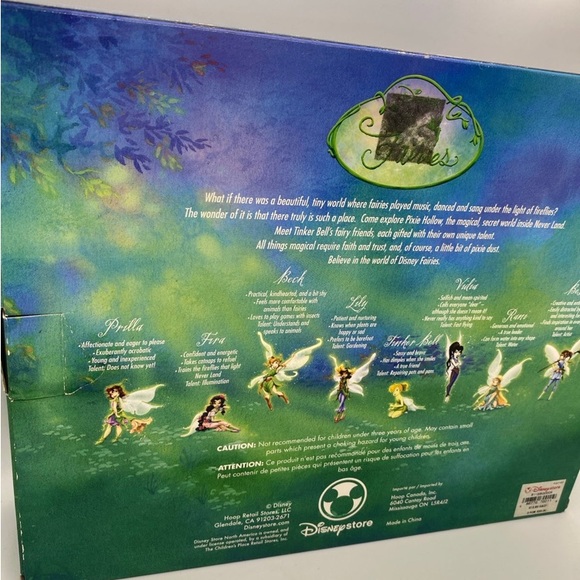 Disney Fairies Figurine Set Tinker Bell and Pixie Hollow Fairy Friends Rare - Picture 4 of 11